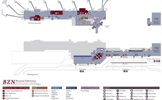 Airport Terminal Map