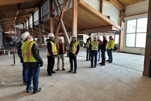 Gallatin Airport Authority Board - construction tour 