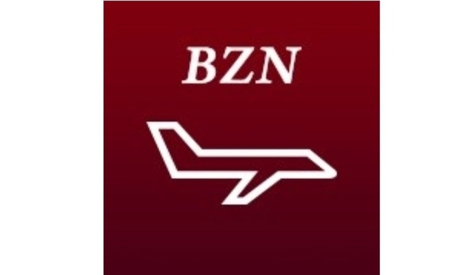 BZN Airport maroon square logo 